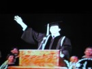 Giving the Class Address at LACC's 1995 Graduation Ceremony