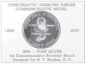 Obverse side of the Chiropractic Diamond Jubilee Commemorative Medal
