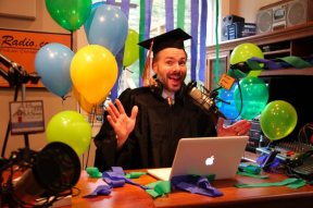 Graduation and Celebration on the Spinal Column Radio Finale Episode.
